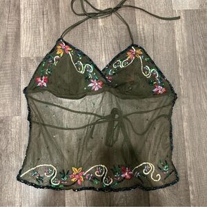 Wet Seal Halter Top - size large